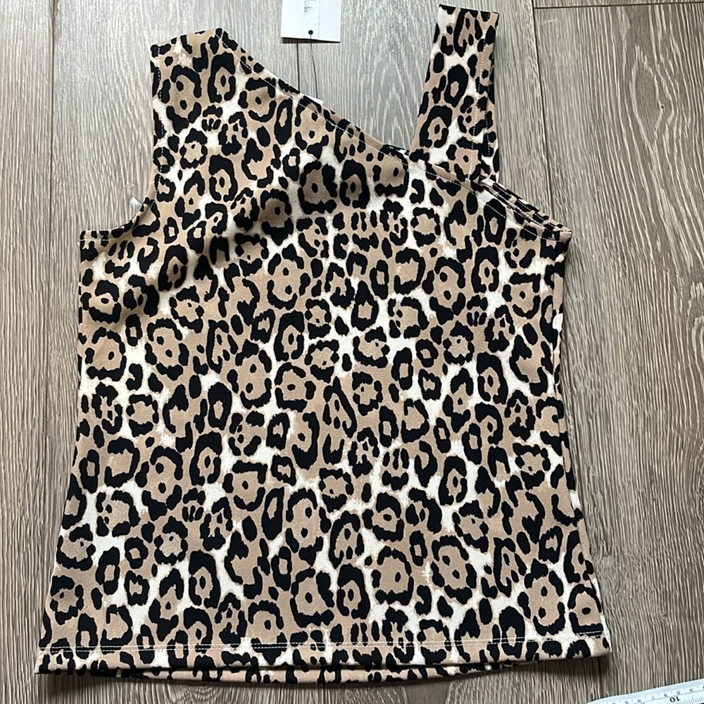 NWT Nine West cheetah top XS - Picture 6 of 6
